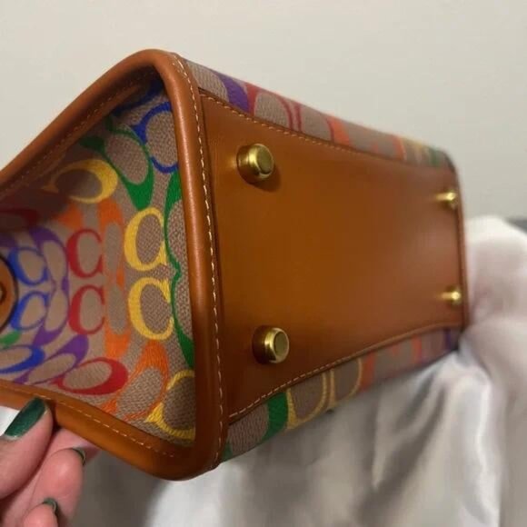 Coach Multicolor Signature Travel Bag